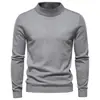 Outono e inverno novo suéter casual masculino de cor sólida pulôver comércio exterior suéter casual masculino de gola alta suéter transfronteiriço