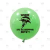 Decoración de fiesta de globos con tema de juego nocturno de fortaleza transfronteriza fortaleza noche fornite traje de globos de látex