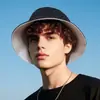 Sombrero de Pescador de Verano para Hombres y Mujeres, de Doble Cara, para Montañismo, Sombrero para el Sol con Protección UV, Protección Solar, Moda Simple, Sombrero de Pesca