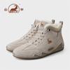 Zapatos de Caña Alta Gorilla para Hombre 2026 Nuevos de Invierno Piel Genuina Zapatos Deportivos con Forro de Felpa Añadida y Suelas Engrosadas Zapatos Casuales Versátiles para Hombre