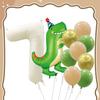 Ins vintage caramelo de crema película de aluminio digital traje de cumpleaños animal de dibujos animados combinación tarjeta trasera globo individual al por mayor