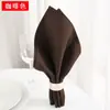Paño de Boca Sentido de Alta Calidad Trapo Plegado Flor Barra Toda la Tela de Algodón Restaurante Hotel Jacquard Occidental Mantel Individual Rojo Limpia Tazas Alta Calidad
