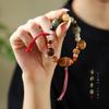 Novo Estilo Chinês Duobao Duofu Bodhi Pulseira de Mão Estilo Mori Literário Caroço de Oliva Fulu Cabaça Espinho Pulseira de Círculo Único para Mulheres