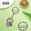 Llavero creativo de la serie Hello Kitty de AliExpress. Pequeño regalo. Llavero de coche de moda.