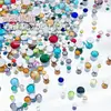 Rhinestones Redondos de Fondo Plano Serie de Tamaños Mixtos Decoraciones para Uñas, Populares en Xiaohongshu, Rhinestones para Uñas Portátiles DIY Venta al por Mayor