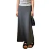 Ropa de Maternidad Estilo Coreano Verano Nuevo Falda Ajustable Casual Adelgazante Falda de Cadera Falda de Maternidad Ropa Retro