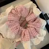 Scrunchie Estilo Coreano Zhao Lusi High-End Estético Ins Estilo Universitário Prendedor de Cabelo Estilo Doce Faixa de Cabelo Feminina