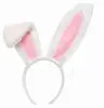 Novo traje de coelhinha transfronteiriço faixa de cabeça com strass festa de Páscoa festa de Halloween clipe de cabelo orelhinhas de coelho