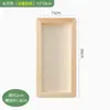 Moldura de Madeira Sólida Ultra-Leve para Quadro de Argila Criativo Feito à Mão Material DIY Moldura de Madeira Moldura para Foto de Argila Moldura Vazia Exibição de Trabalho com Argila Colorida