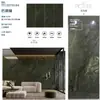 Pared de Fondo de TV de Piedra Sinterizada 1200x2700 Encimera de Piedra Sinterizada Baldosa de Mármol Blanco Veta Continua Piedra Sinterizada al por Mayor