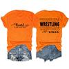 Camiseta Base de Manga Corta con Cuello Redondo para Mujer, Estilo Casual Europeo y Americano, Versátil, para Lucha Libre, Mamá, Amazon Transfronterizo