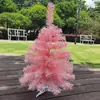 Estilo Celebridade da Internet de Natal 60cm Rosa Mini Flor de Cerejeira Rosa 45cm Árvore de Natal Rosa Decoração de Natal Presente