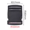 Hebilla de plástico en stock para equipaje, cinturones, mochilas y bolsos de hombro; accesorios de liberación rápida; hebillas ajustables y fijas