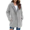 Casaco de Lã Solto Estilo Novo Europeu e Americano Transfronteiriço, Roupas Femininas Mais Vendidas na Amazon para Outono e Inverno