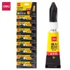 Deli 7146 puede pegar plástico metal vidrio zapato pegamento 3g 502 pegamento fuerte secado rápido modelo pegamento instantáneo