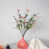 Jardín de Monet Estilo Pintura al Óleo Simuladas Estacas de Amapola Boda al Aire Libre Decoración Floral de Ventana Paisajismo Flores Artificiales