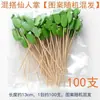 Palillos Creativos para Sushi, Palillos para Frutas, Decoraciones para Sándwiches, Palillos de Bambú con Cabeza de Oso, Arte para Cócteles, Tenedores Desechables para Frutas