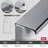 Manija Larga de Aleación de Aluminio Ensanchada para Puerta de Gabinete, Manija con Borde de Sellado de Ángulo Recto, Manija Corta para Cajón, Manija Invisible para Puerta de Gabinete de Ropa