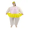 Disfraz Inflable de Payaso de Halloween para Adulto, Disfraz de Personaje de Dibujos Animados, Accesorios para Actuación en Fiesta Navideña, Cosplay