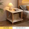 Mesa de cabeceira moderna e simples para imóveis de aluguel, prateleira de armazenamento estreita para quarto