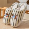 Zapatillas de Algodón de Fábrica para Mujer 2025 Nuevo Invierno para Interiores del Hogar Suela Gruesa Cálidas Antideslizantes Peludas para Hombre