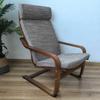 Versión Mejorada de la Silla Boon Marco de Nogal Silla de Madera Curva Única