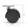 Los fabricantes suministran ruedas para muebles de 2 pulgadas, 1.5 pulgadas, 1 pulgada, con freno, de dos ángulos, planas, universales, para equipaje, para mesas y sillas.