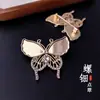 Paquete de Materiales DIY Nácar Pasador Hecho a Mano Fragmentos de Concha de Mariposa Actividad de Calentamiento Piezas de Concha de 1-2 mm Otros Regalo de Inauguración