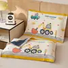 Toalhas de Travesseiro 100% Algodão para Crianças, um Par de 40X60 Absorventes de Suor, Antiderrapantes, 100% Algodão Gaze Toalhas de Travesseiro, Toalhas Capa de Travesseiro, Pequenas Toalhas de Almofada