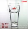 Venta directa taza de vidrio de cristal de jade para bebidas taza blanca refinada para whisky taza de cerveza restaurante de alta gama taza de té octagonal recta