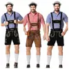 Nuevos Overoles Cuadros para Padres e Hijos de Amazon, Ropa de Oktoberfest de Múnich, Tirantes de Bar