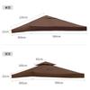 Tenda Transfronteiriça Mais Vendida da Amazon Acampamento ao Ar Livre Churrasco Guarda-sol Tecido de Guarda-chuva de Reposição Adequado para 3x3m
