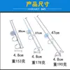 Soporte de doble anillo para caña de pescar, soporte de doble uso para mano y mar, soporte de inserción simple, soporte para caña de pescar audaz, soporte de pesca