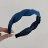 Elegante Faixa de Cabelo de Cetim Cruzada para Mulheres 2025 Nova Faixa de Cabeça de Coroa Alta para Lavar o Rosto Prendedor de Cabelo Versátil Acessório de Cabeça para Saídas