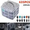 Clips de Sujeción de Plástico Automotriz de Stock Listo Transfronterizos para Desmontaje, Clips de Palanca para Carrocería, Comercio de Exportación