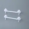 Porta-toalhas de 2 peças, prateleira de armazenamento para banheiro, cabide de toalha para banheiro sem furos, barra de toalha de haste única com ventosa para vaso sanitário