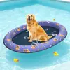 Suministro Transfronterizo de Agua Inflable para Mascotas Filas Flotantes Cubiertas de Tela Resistentes al Desgaste Filas Flotantes para Perros Camas Flotantes para Piscina para Mascotas Colchonetas Flotantes para Perros
