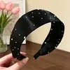 Diadema de ala ancha para uso diario, Diadema para el cabello de mujer, Diadema alta, Pinza para el cabello, Estilo Melard Otoño e Invierno, Diadema de alta gama
