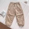 Pantalones Jogger Cálidos Estilo Japonés para Niños y Niñas, Pantalones Casuales Holgados con Forro de Felpa, Nuevo Modelo Otoño e Invierno 2025 478127