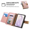 Funda Adecuada para Teléfono Samsung Zfold8 con Portatarjetas, Cartera, Soporte para Zfold7, Cubierta Plegable, Estilo Coreano, Funda Protectora Duo para Apple