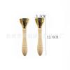 Campainha de madeira com cabo brinquedo musical infantil instrumento de percussão Orff jardim de infância auxílios de ensino de educação infantil