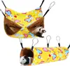 Hamaca Colgante Pequeña para Mascotas Hurón y Túnel de Tubo para Rata Mascota para Esconderse, Jugar y Dormir