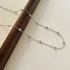Colar de Pérolas Simples Colar Fino Feminino Tendência Popular Online Estilo Japonês Design de Luxo Leve Corrente de Pescoço Corrente da Clavícula Joia de Pescoço de Nicho