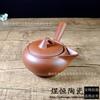 Tetera de arcilla púrpura venta al por mayor directa de fábrica asa horizontal brillante gran capacidad tetera asa olla simple elegante Kung Fu olla para sopa