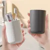 Venta Directa del Fabricante Japonés de Vasos para Enjuague Bucal Vaso para Cepillo de Dientes Simple Universal para Pareja Vaso de Plástico Vaso para Lavarse Stock Listo