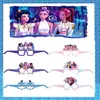 Novo Grupo de Meninas Caça-Bruxas da Amazon Tema Kpop Festa de Aniversário Utensílios de Mesa Disposição de Ambiente Adereços Papel para Bolo