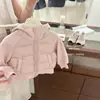Conjunto de Inverno Estilo Princesa para Meninas 2026 Jaqueta de Algodão Fofa com Capuz e Pelúcia Calça Longa Conjunto de Duas Peças Jardim de Infância
