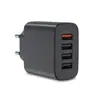 Cargador Rápido Personalizado de Estándar Europeo Transfronterizo con Múltiples Puertos USB Adecuado para Teléfonos Móviles y Tablets Samsung Certificado para Carga Multi-Puerto