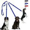 Guia de Cachorro com Três Cabeças, De Um Para Dois, De Um Para Três Guia Destacável, Guia para Passeio de Cachorro para Cães Grandes, Médios e Pequenos, Retrátil e Anti-Fuga