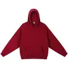 Sudadera y Pantalón de Chándal de Peso Pesado 420g de Felpa Grande con Cuello Redondo de Color Sólido para Hombre Marca de Moda Trendy Simple Holgado Casual Manga Larga Sudadera